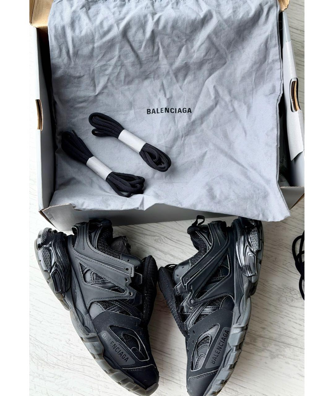 BALENCIAGA Черные кроссовки, фото 4