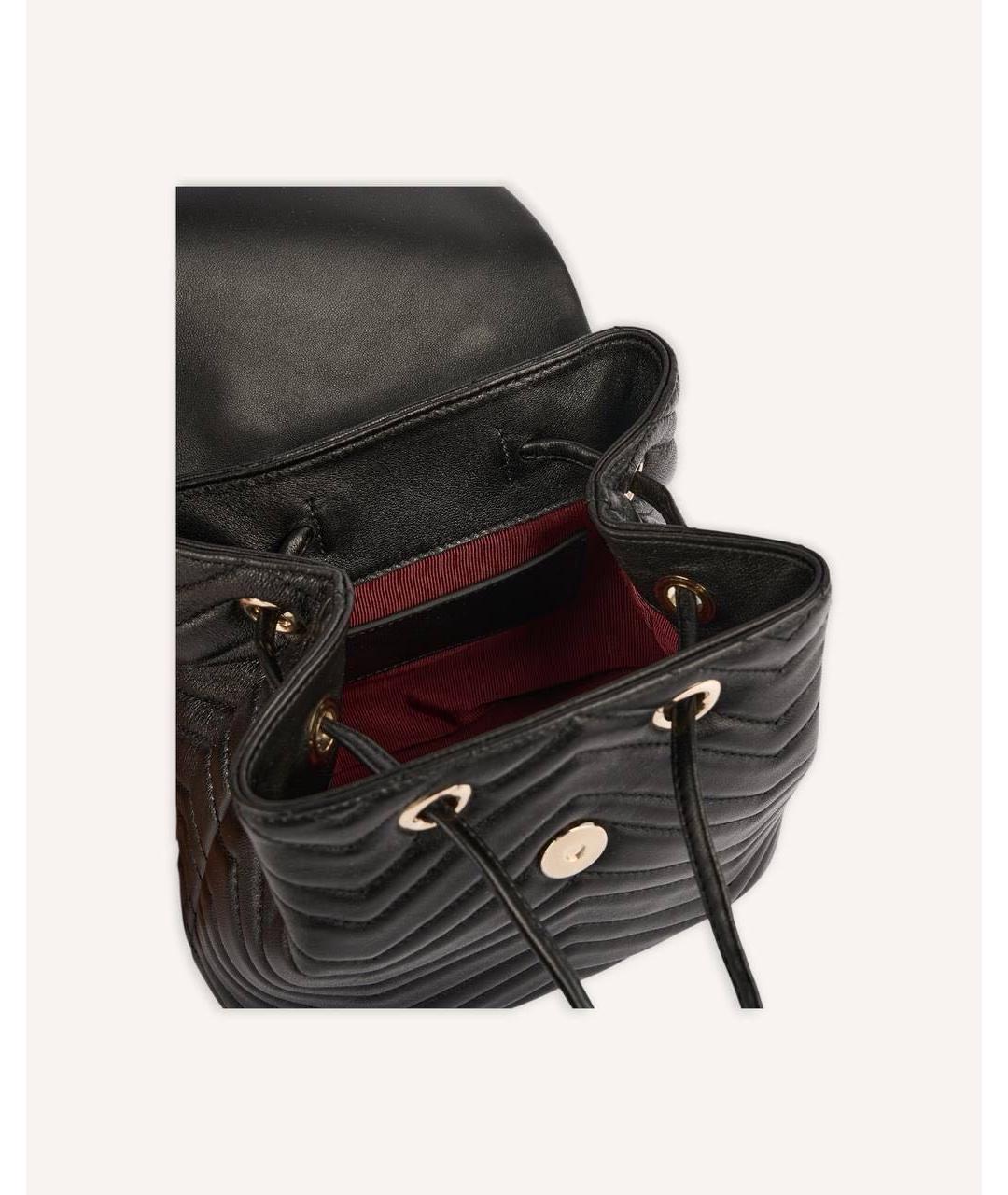 GUCCI Черный кожаный рюкзак, фото 6