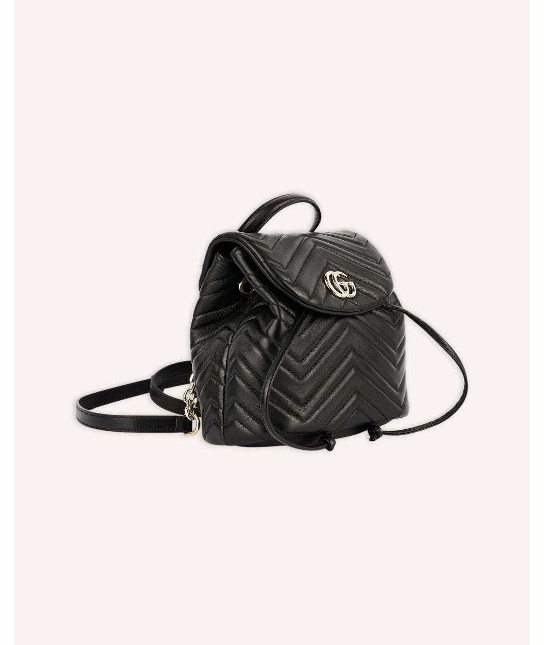 GUCCI Черный кожаный рюкзак, фото 2