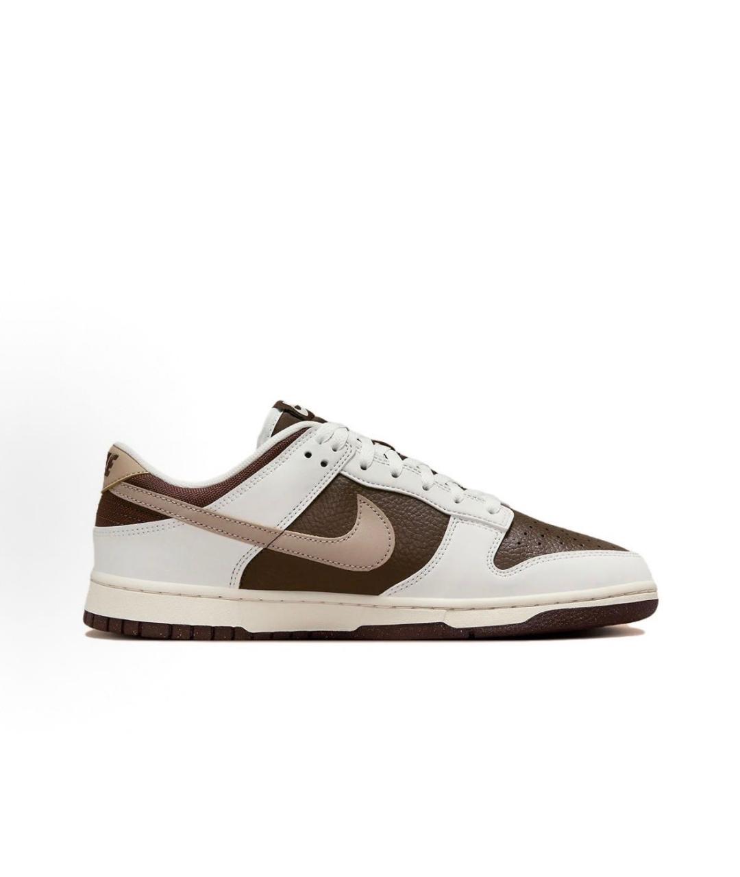 NIKE Коричневые кожаные кроссовки, фото 4