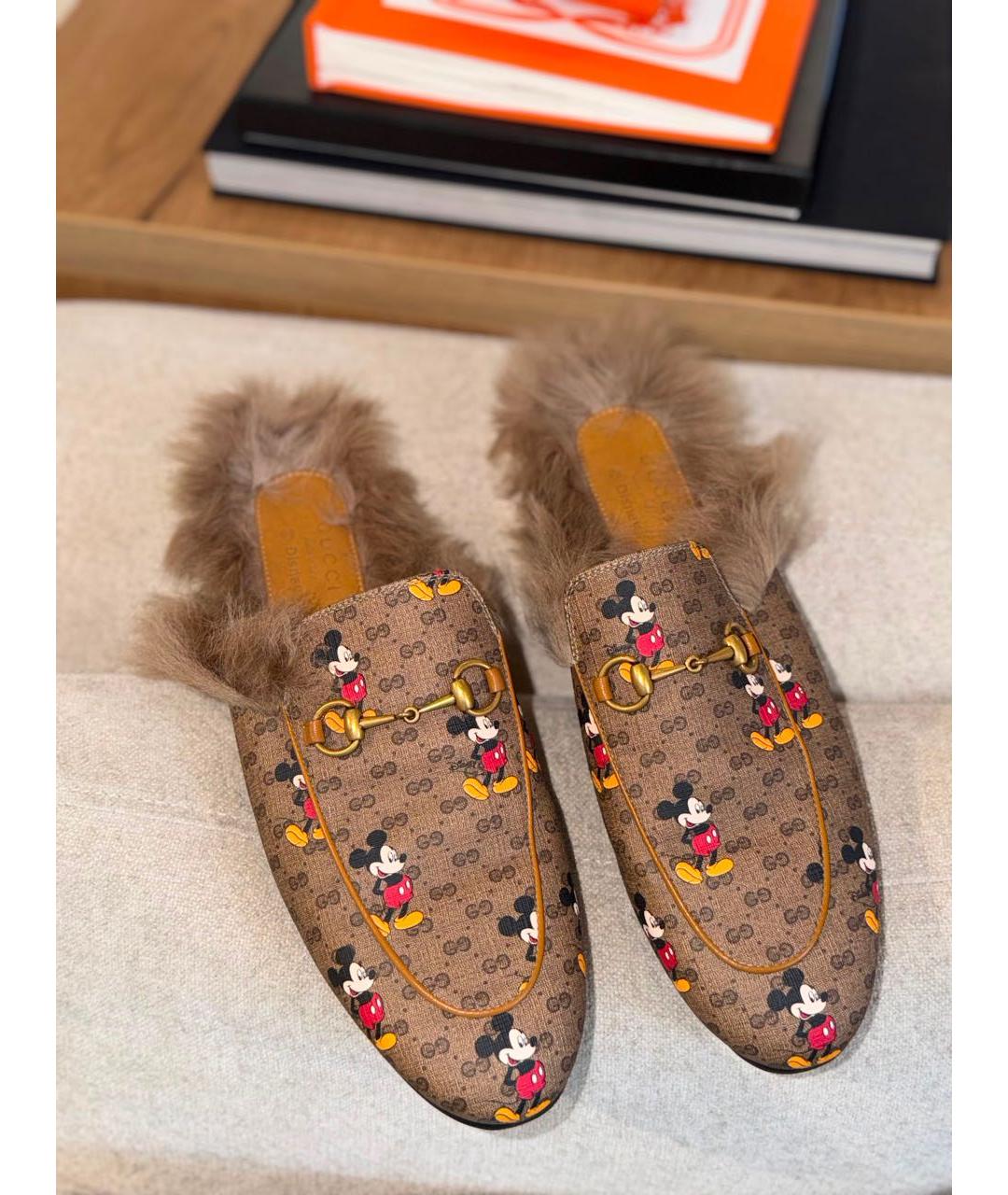 GUCCI Мульти кожаные мюли, фото 2
