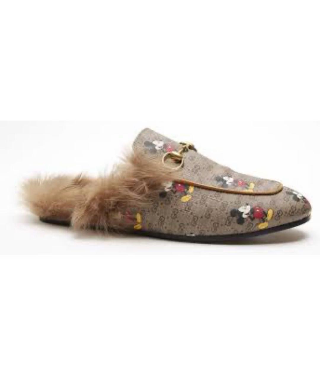 GUCCI Мульти кожаные мюли, фото 4