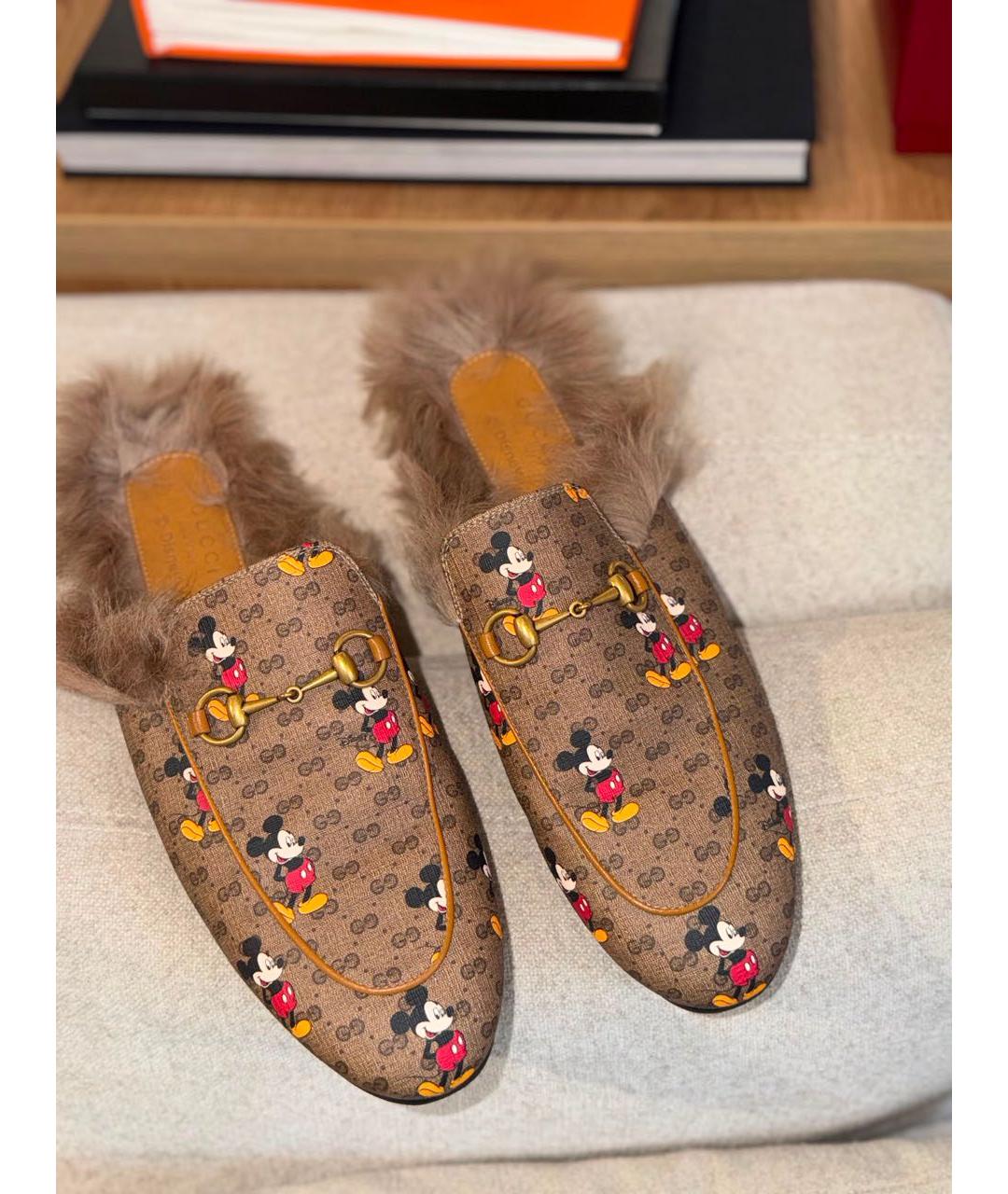 GUCCI Мульти кожаные мюли, фото 3