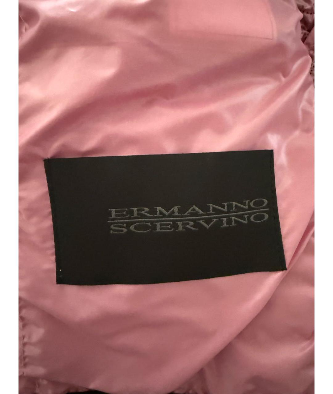 ERMANNO SCERVINO Черная кожаная куртка, фото 3