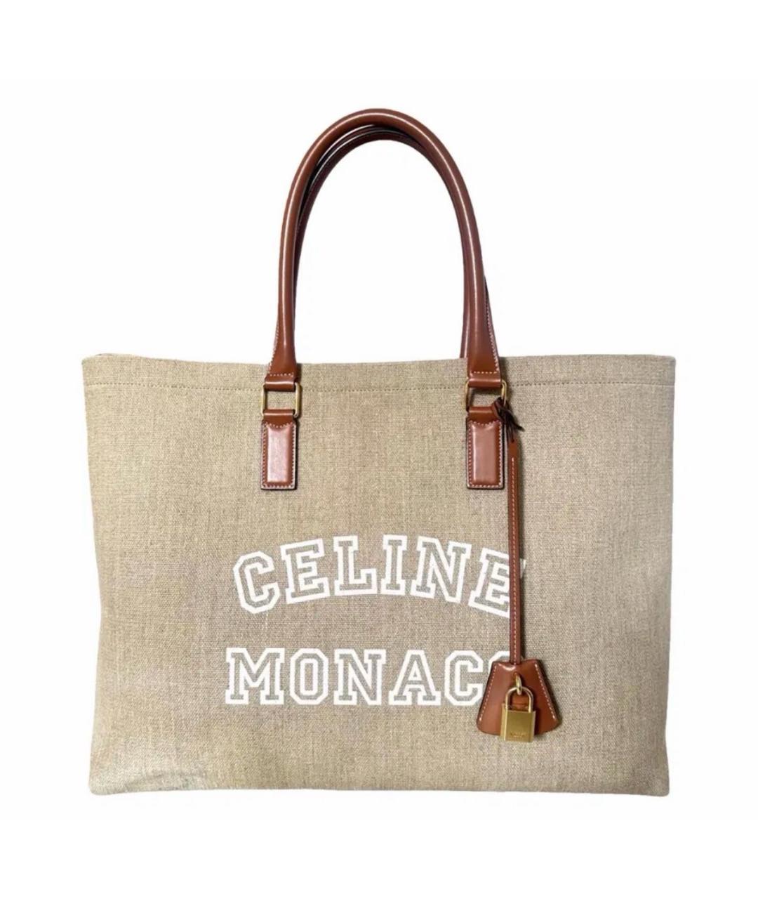CELINE Бежевая сумка тоут, фото 1