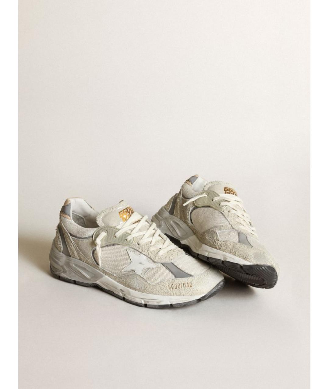 GOLDEN GOOSE Белые текстильные кроссовки, фото 8
