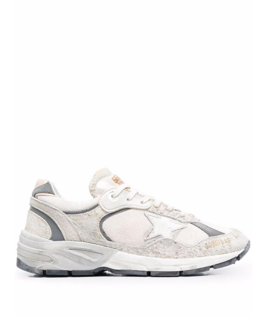 GOLDEN GOOSE Белые текстильные кроссовки, фото 7