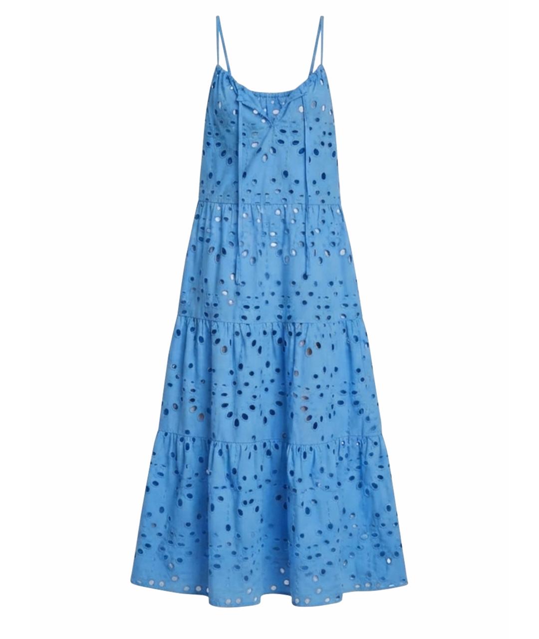 DKNY Голубая хлопковая туника, фото 1