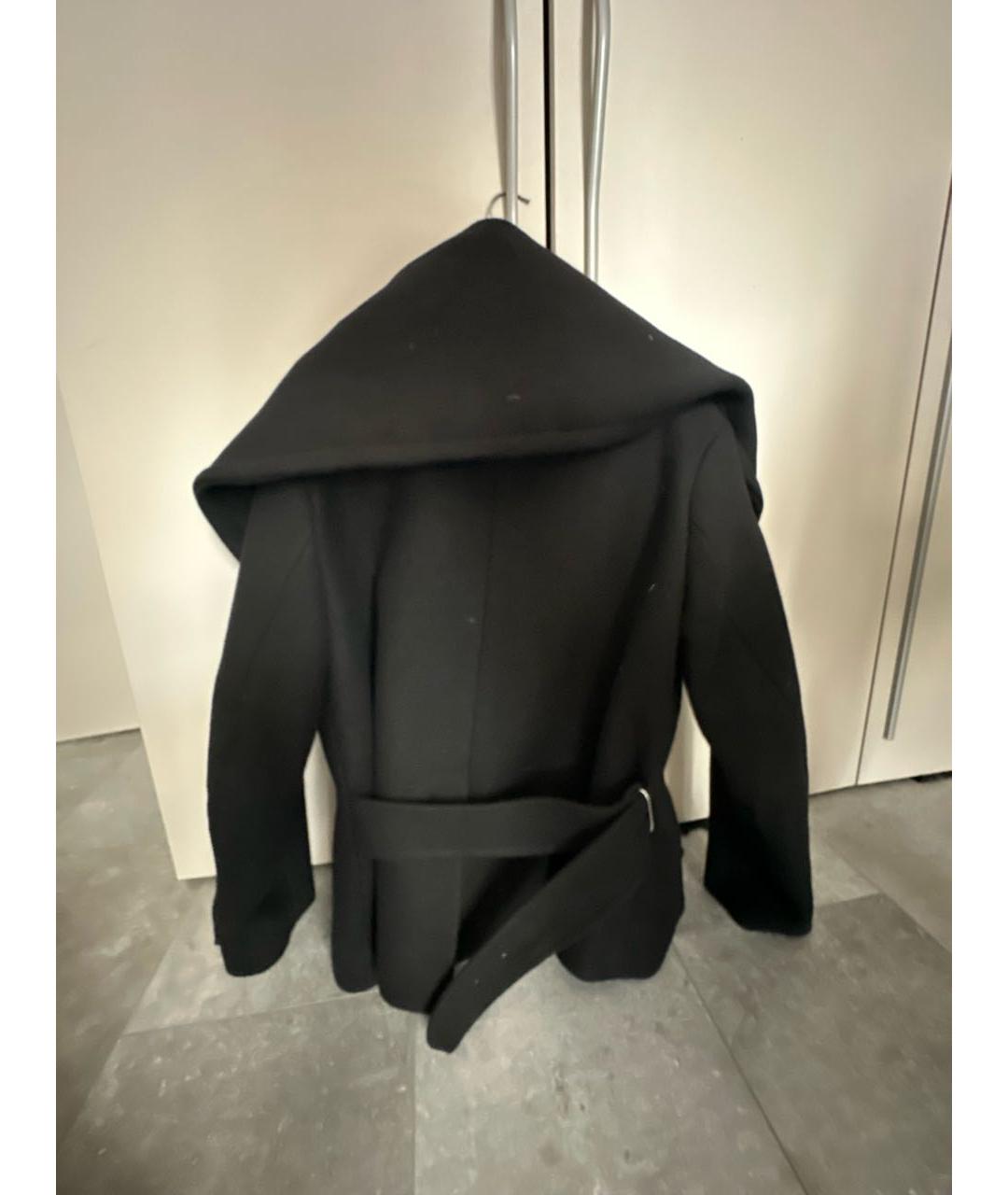 JACQUEMUS Черное шерстяное пальто, фото 2