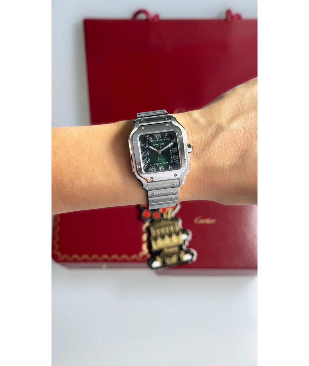 CARTIER Серебряные часы, фото 2