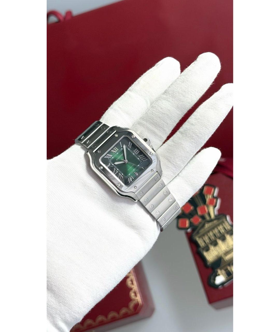 CARTIER Серебряные часы, фото 3