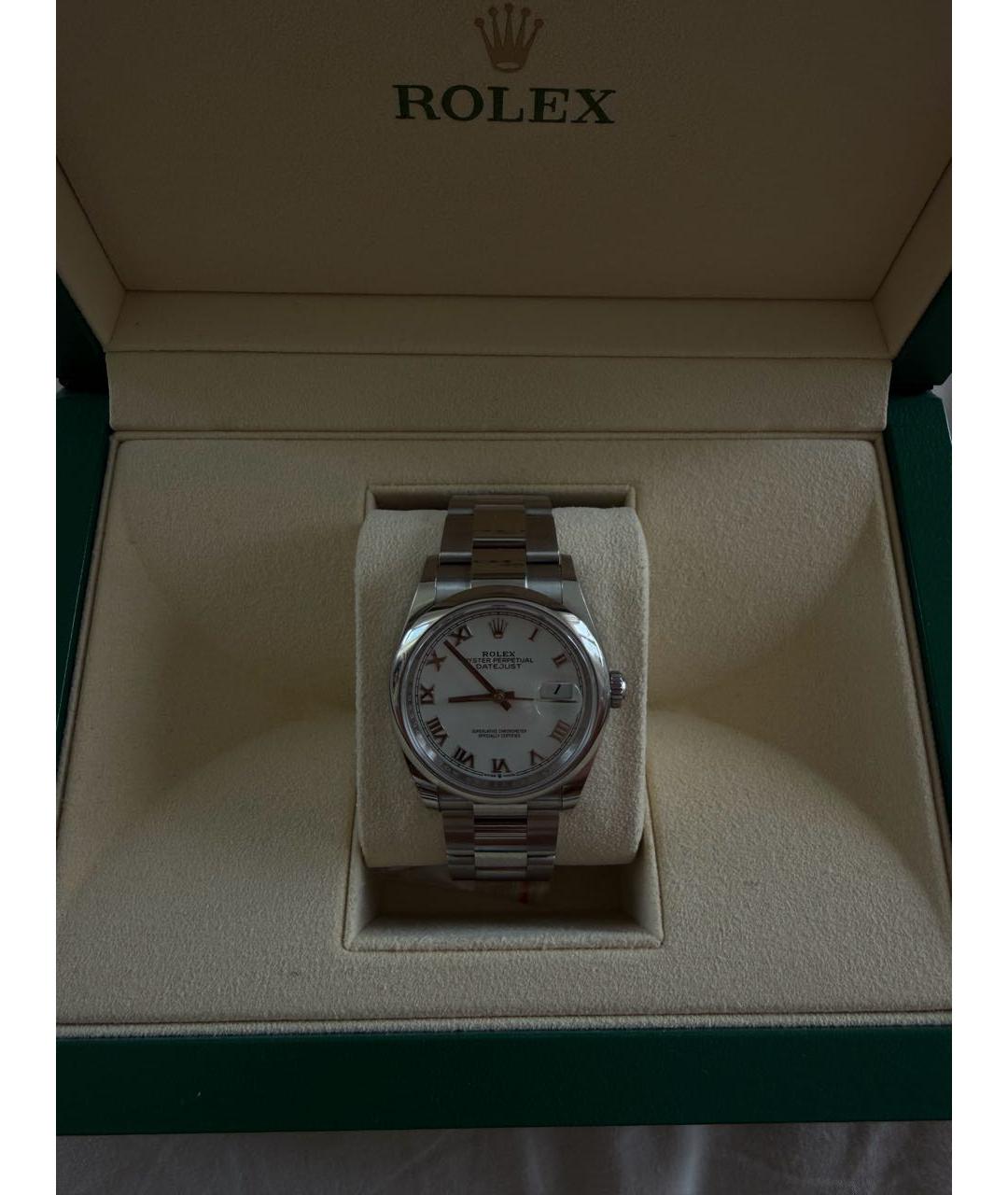 ROLEX Белые часы, фото 5
