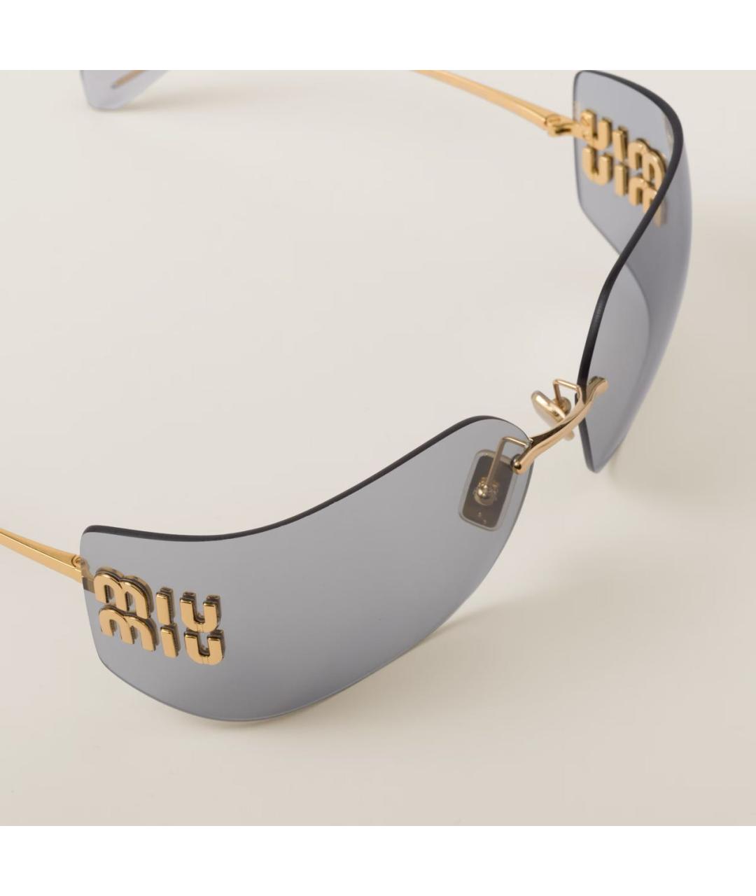 MIU MIU Серые солнцезащитные очки, фото 7