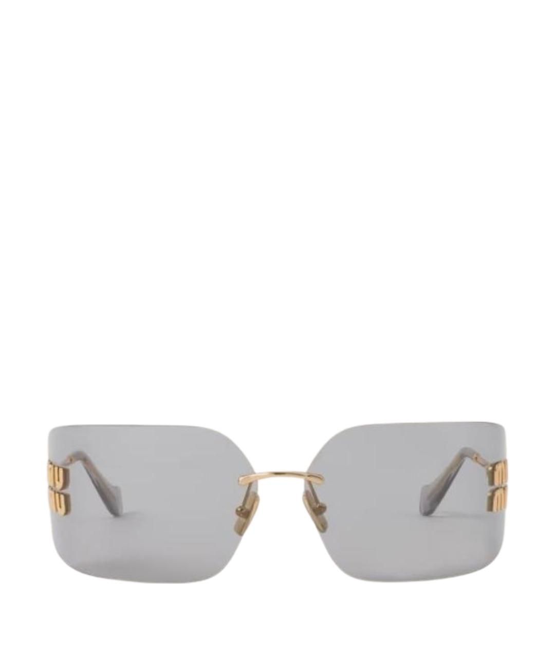 MIU MIU Серые солнцезащитные очки, фото 1