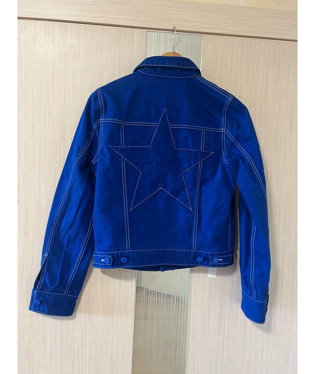 GIVENCHY Синяя хлопковая куртка, фото 2