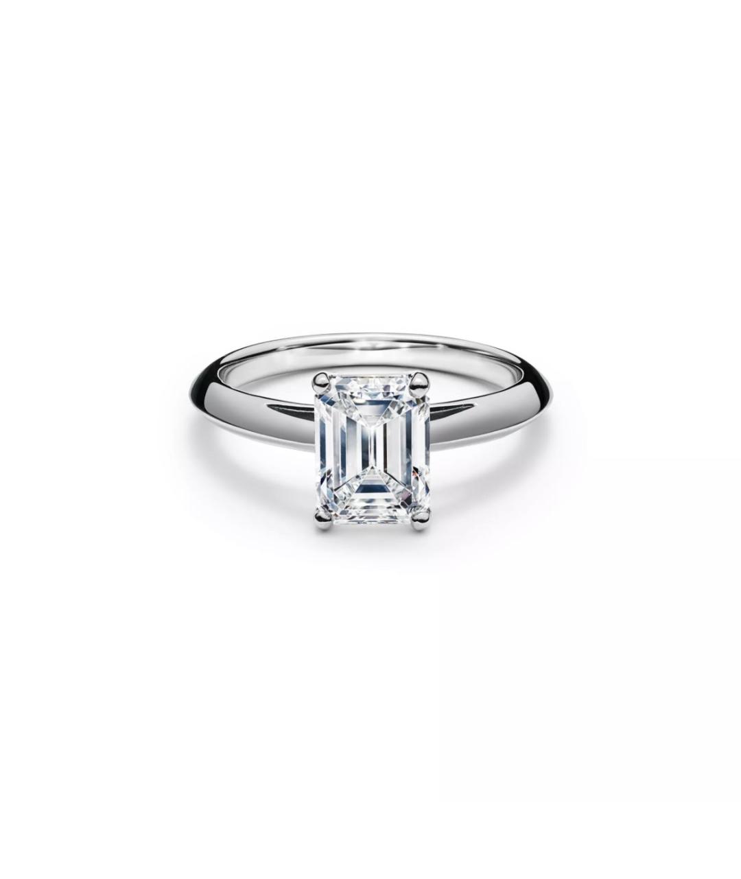 TIFFANY&CO Серебряное платиновое кольцо, фото 7