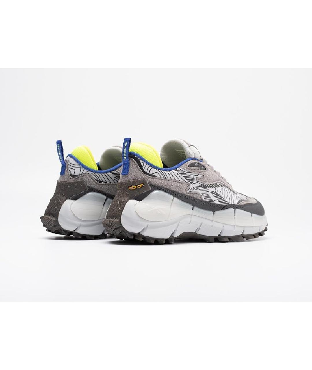 REEBOK Серые кожаные кроссовки, фото 4