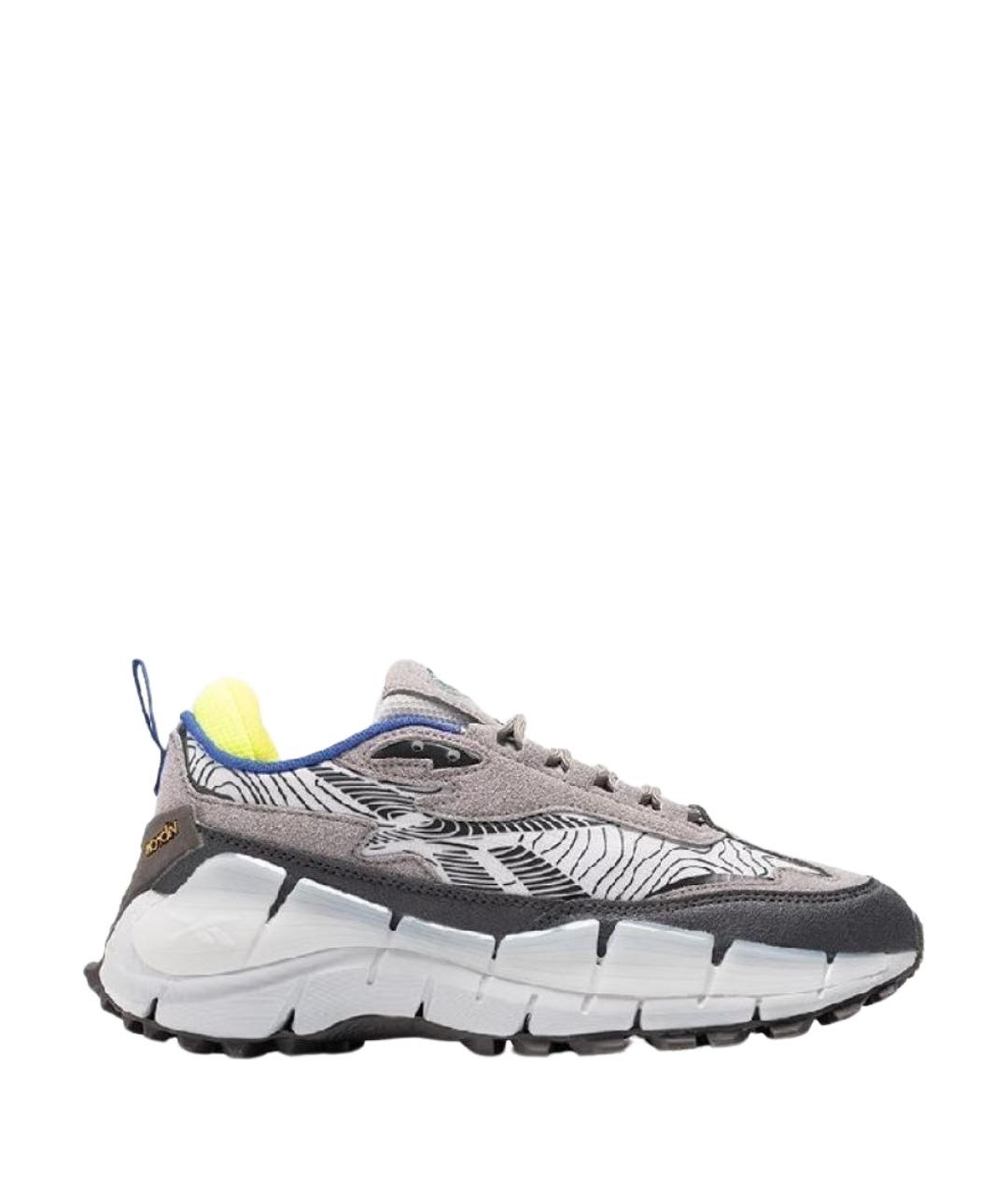 REEBOK Серые кожаные кроссовки, фото 1