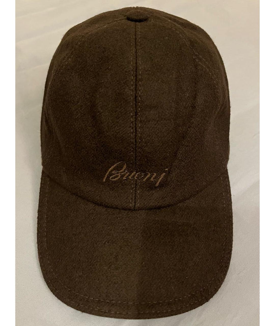 BRIONI Коричневая кепка/бейсболка, фото 4