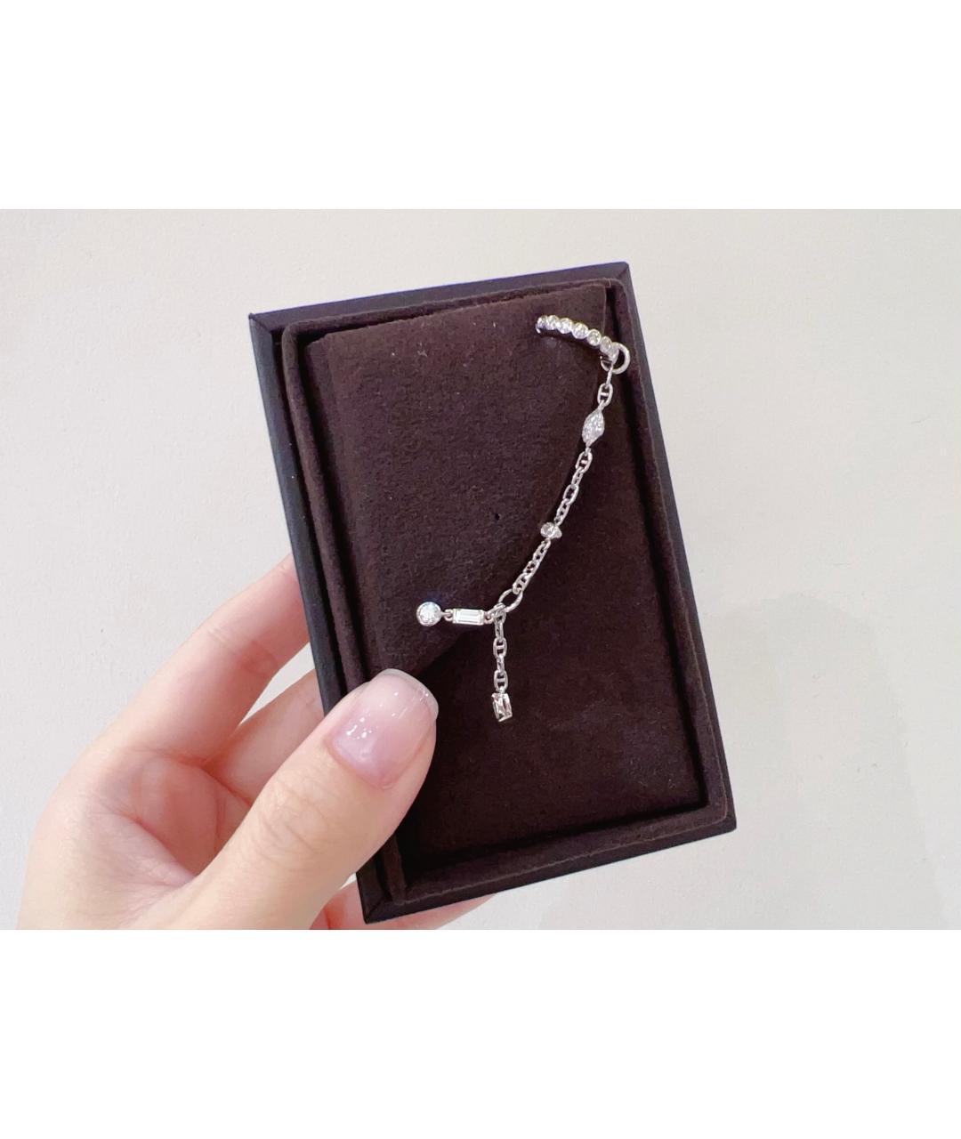 HERMES Серебряные серьги из белого золота, фото 9
