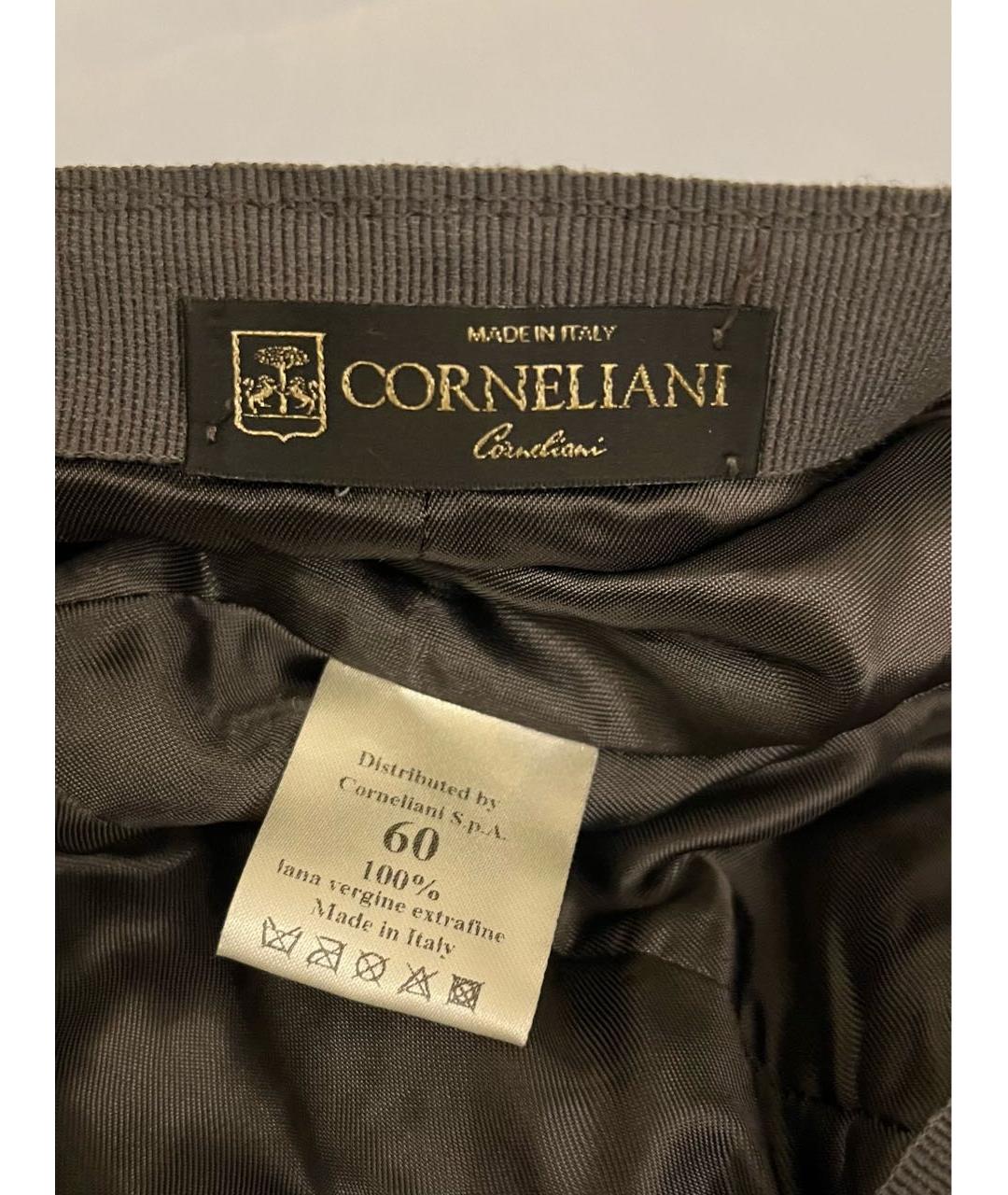 CORNELIANI Антрацитовая шерстяная кепка/бейсболка, фото 2