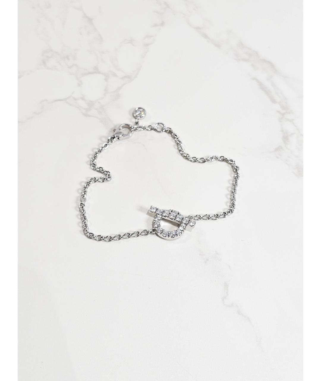 HERMES Серебряный браслет из белого золота, фото 3