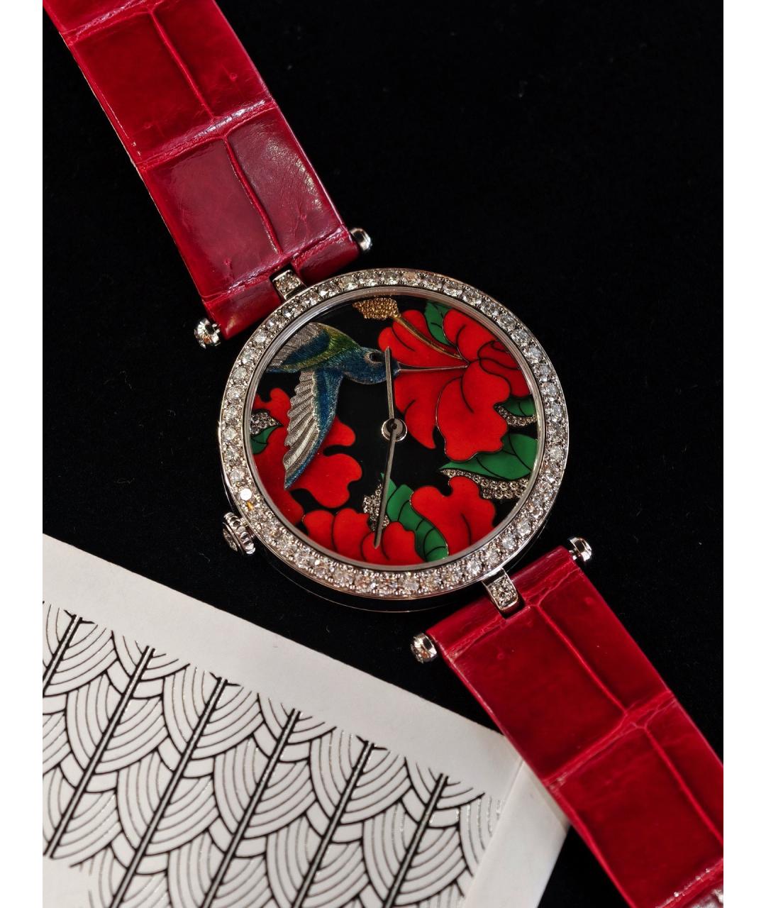 VAN CLEEF & ARPELS Красные часы, фото 9