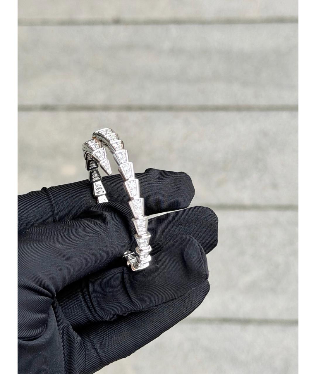 BVLGARI Серебряный браслет из белого золота, фото 2