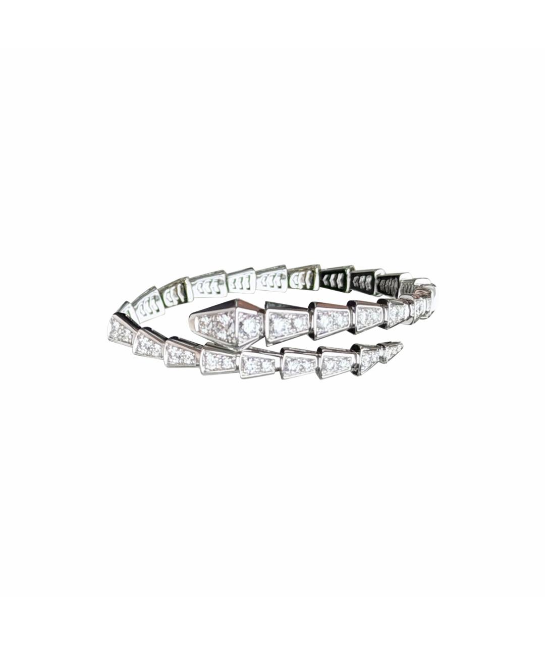 BVLGARI Серебряный браслет из белого золота, фото 1