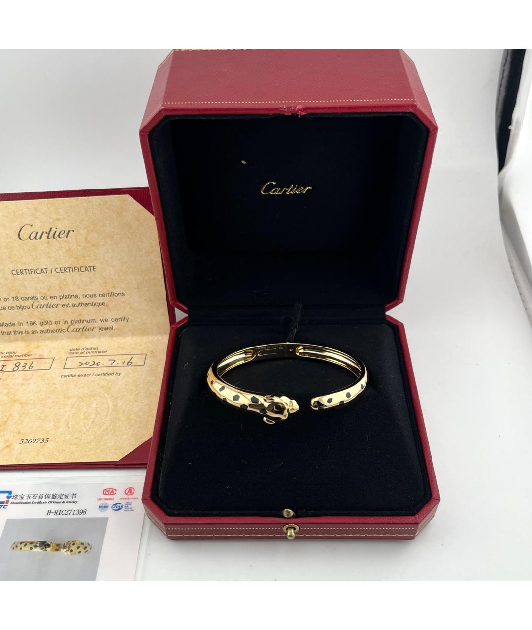 CARTIER Золотой браслет из розового золота, фото 2