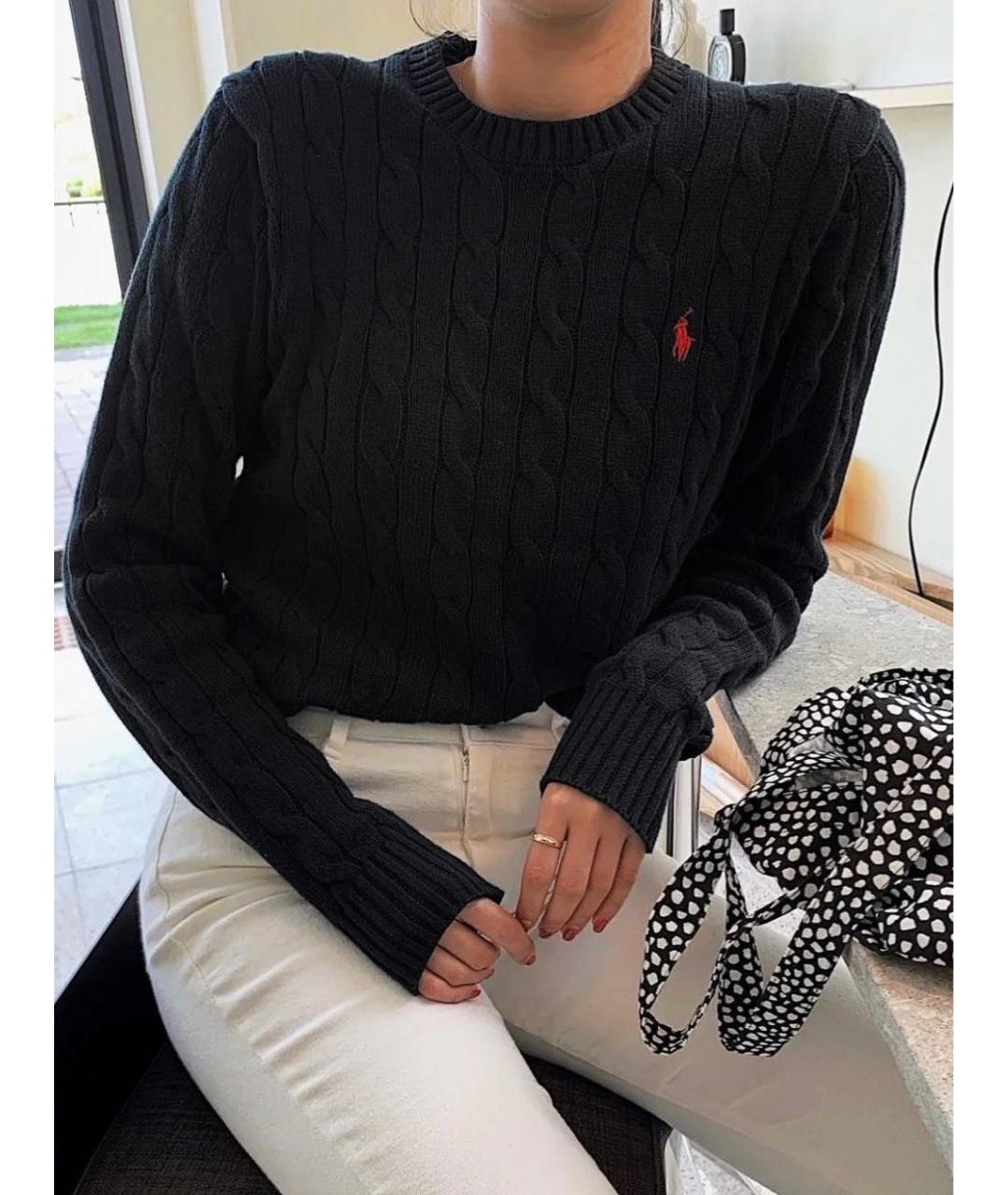 POLO RALPH LAUREN Черный джемпер / свитер, фото 2