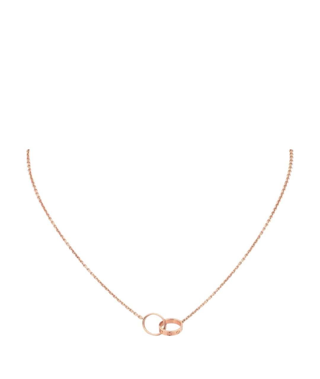 CARTIER Золотая подвеска из розового золота, фото 1