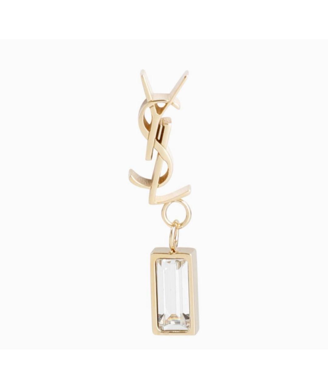 SAINT LAURENT Золотые серьги, фото 6