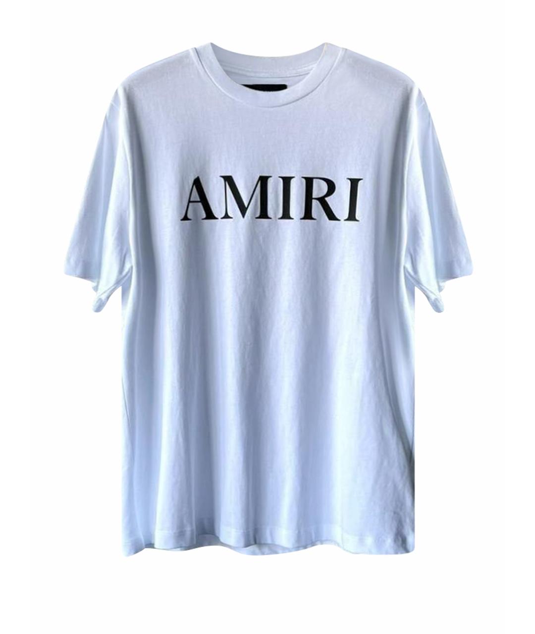 AMIRI Белая хлопковая футболка, фото 1