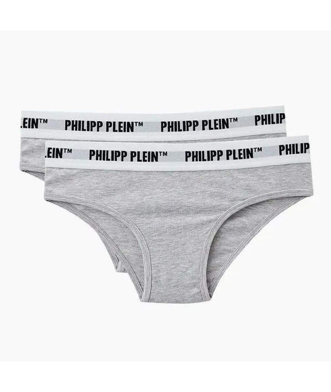 PHILIPP PLEIN Серые трусы, фото 8