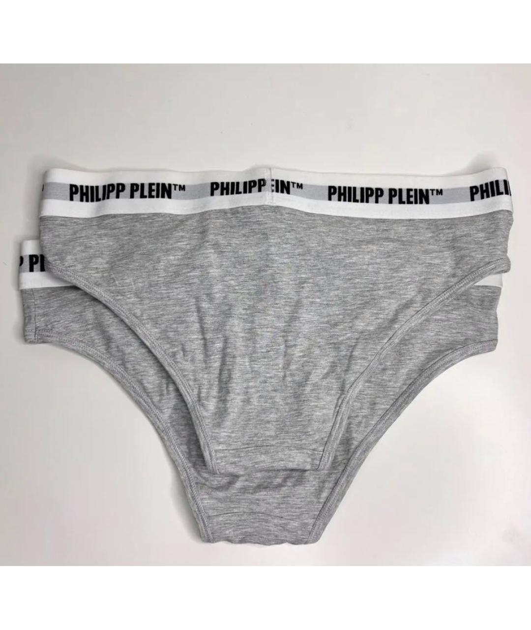 PHILIPP PLEIN Серые трусы, фото 5