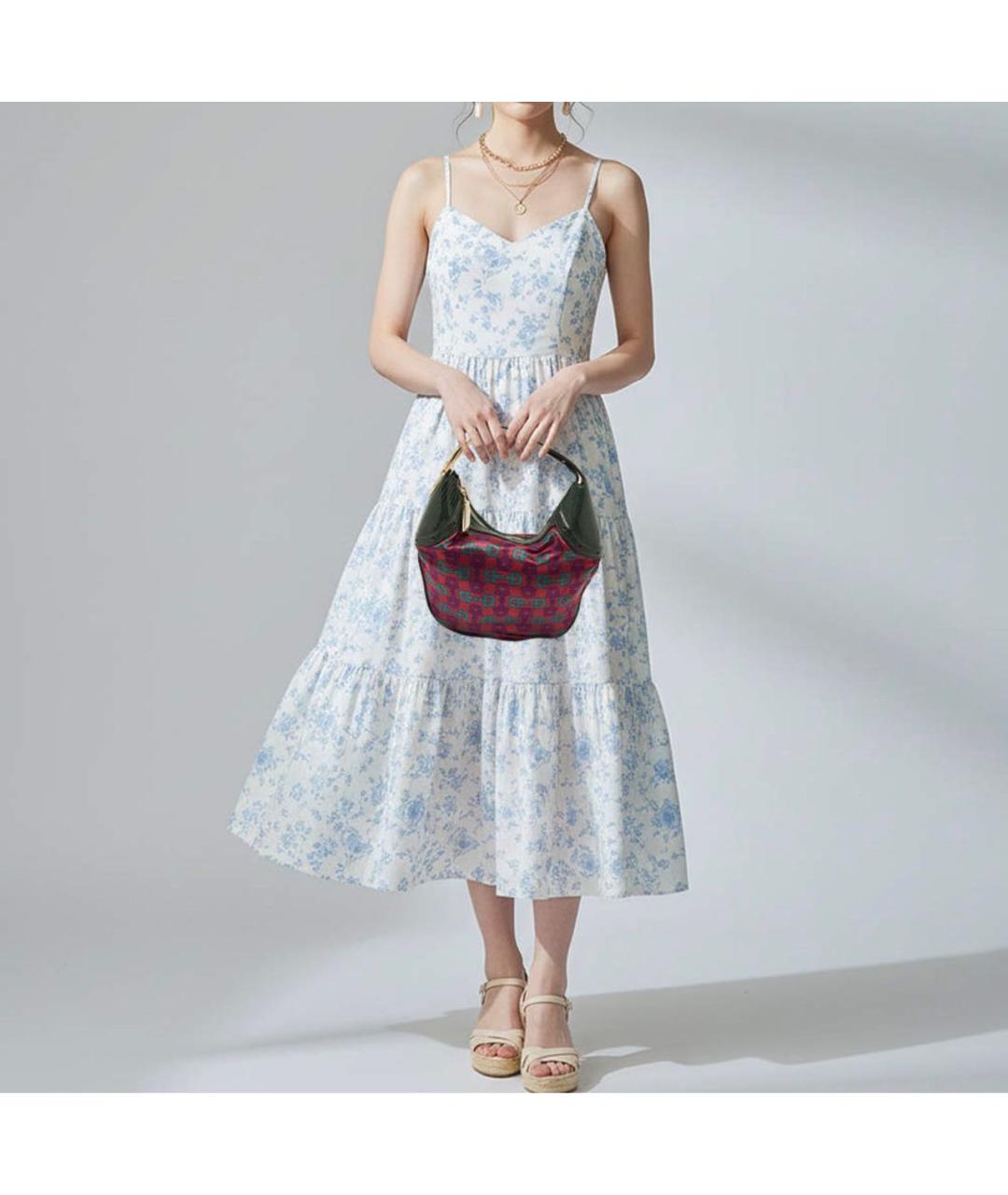 GUCCI Зеленая сумка через плечо из экзотической кожи, фото 6