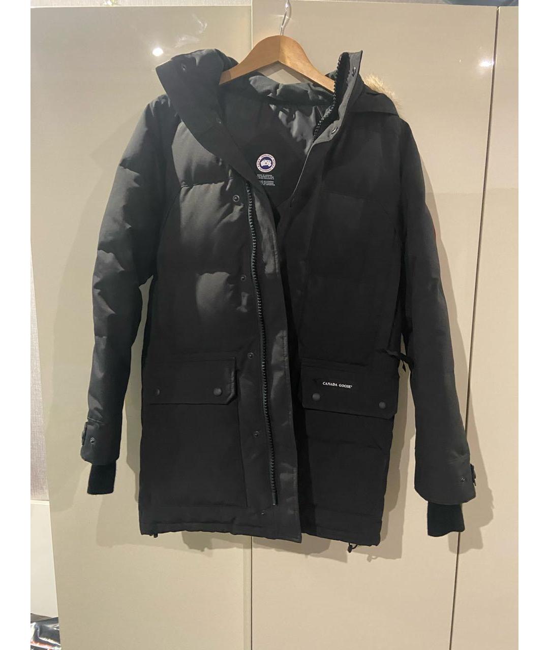 CANADA GOOSE Черная меховая парка, фото 9