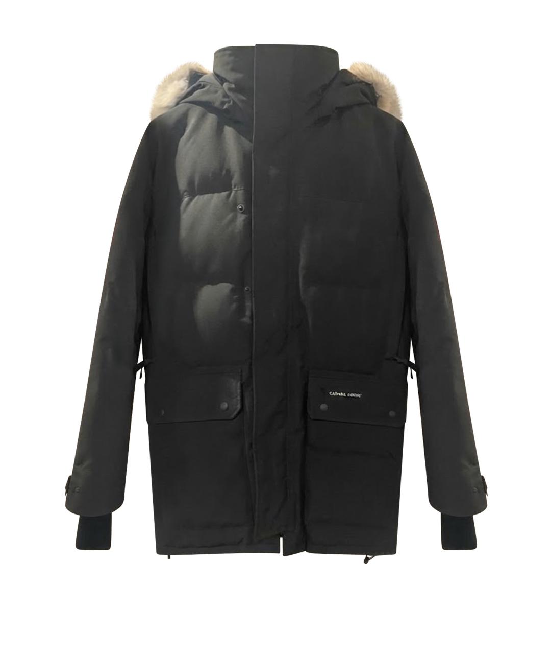 CANADA GOOSE Черная меховая парка, фото 1