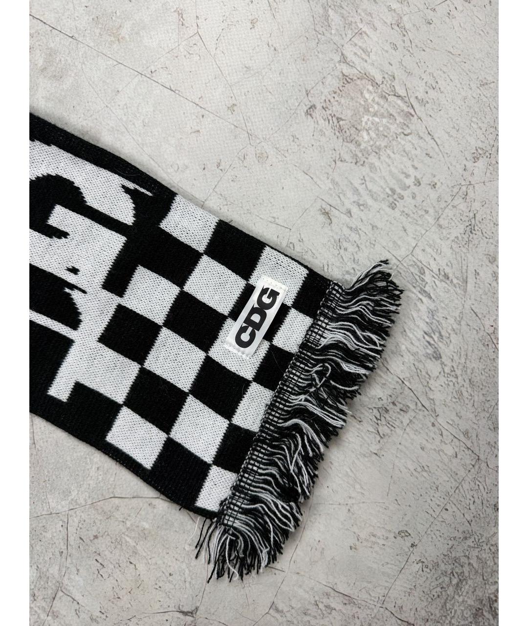 COMME DES GARÇONS Черный шарф, фото 7