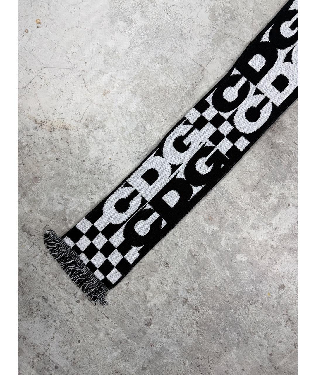 COMME DES GARÇONS Черный шарф, фото 5