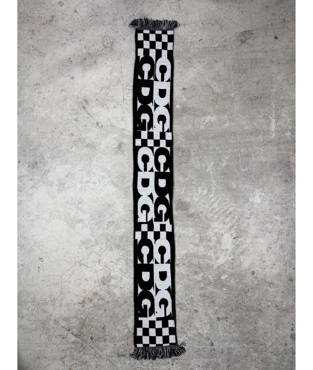 COMME DES GARÇONS Черный шарф, фото 4