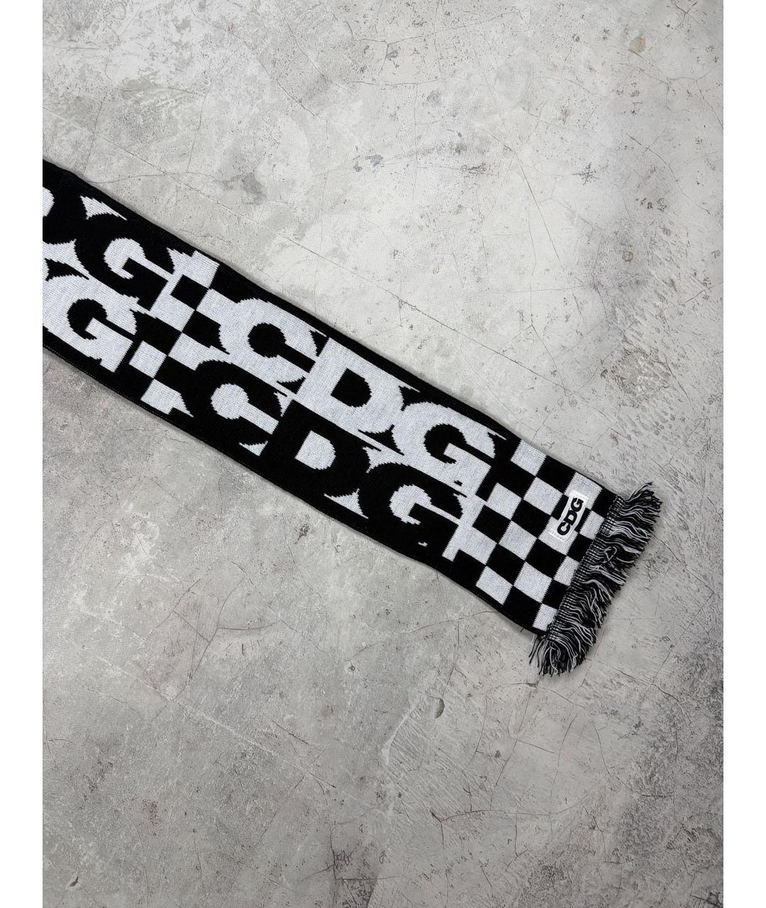 COMME DES GARÇONS Черный шарф, фото 6