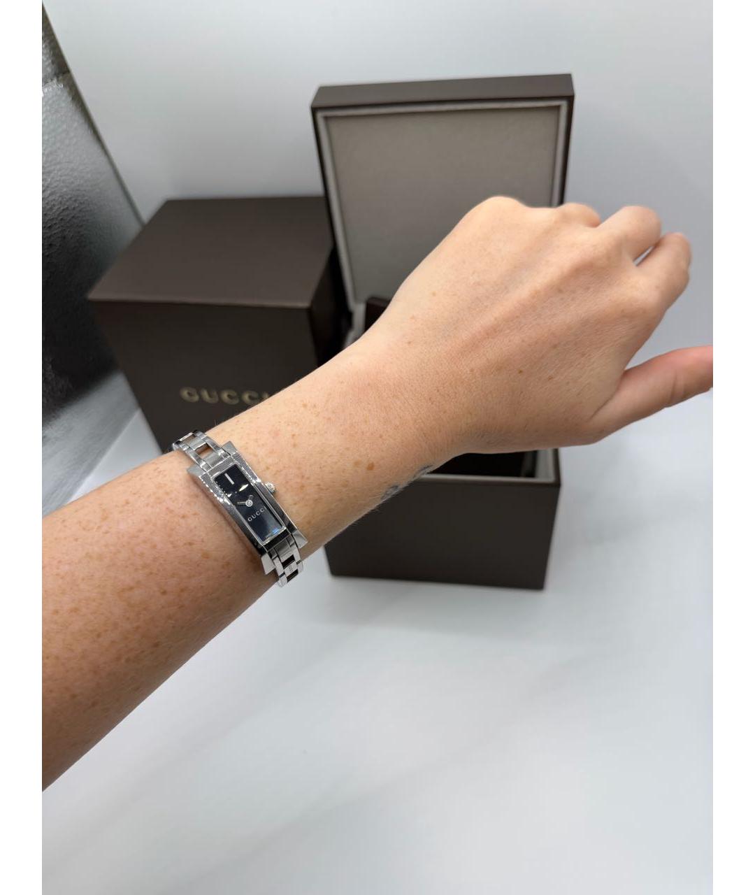 GUCCI Серебряные часы, фото 6