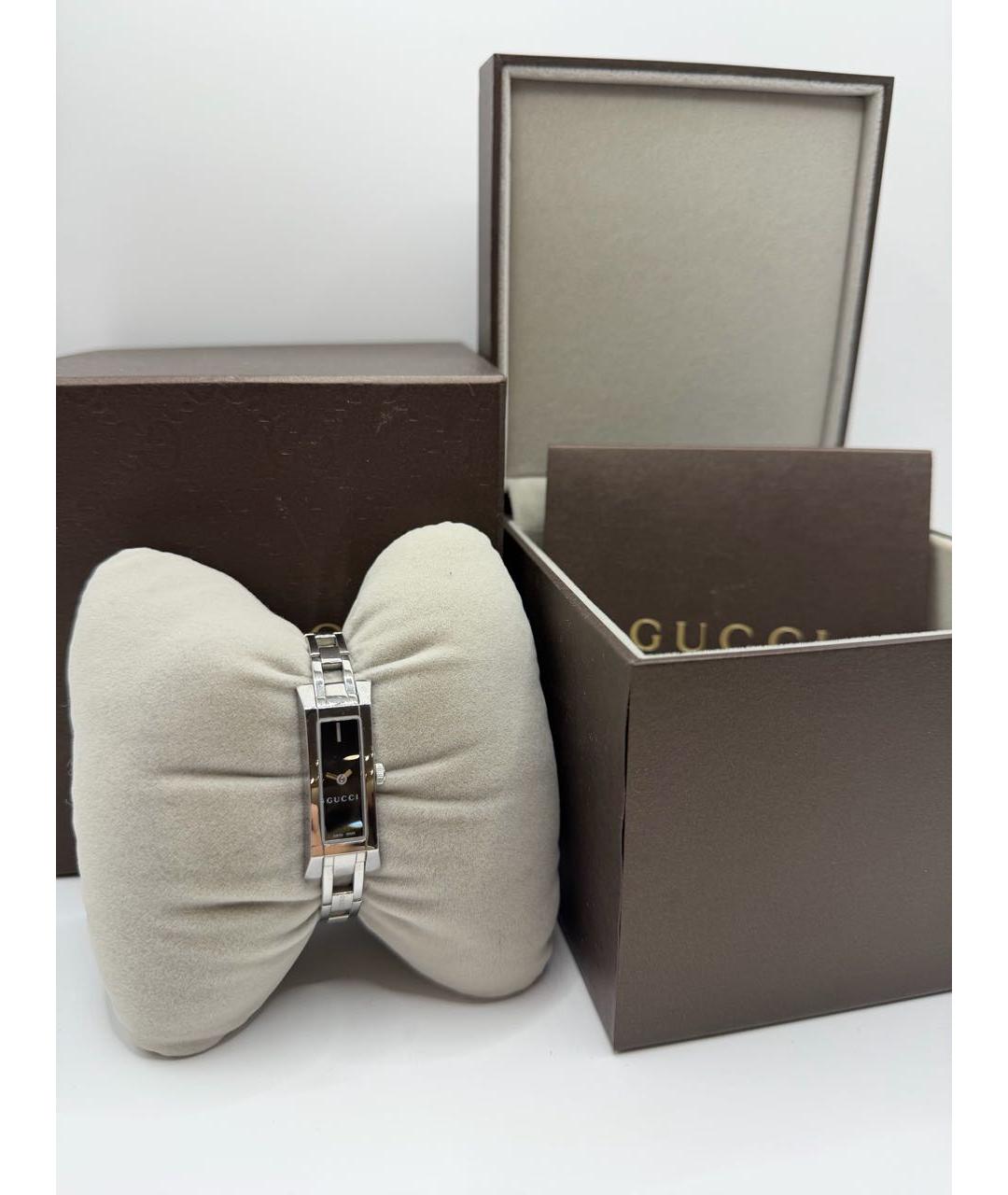 GUCCI Серебряные часы, фото 4