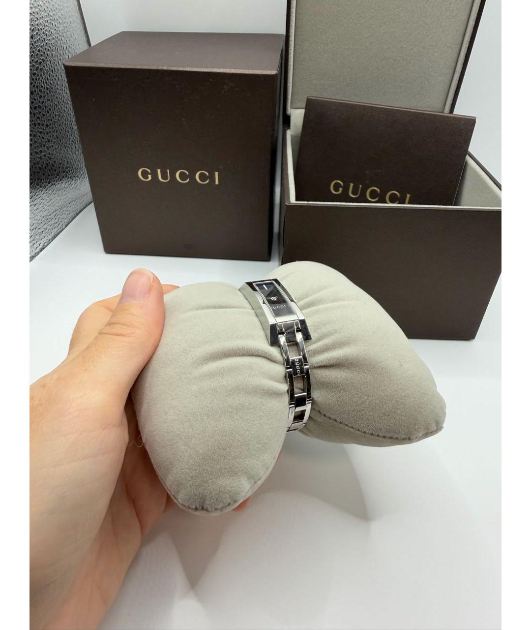GUCCI Серебряные часы, фото 5