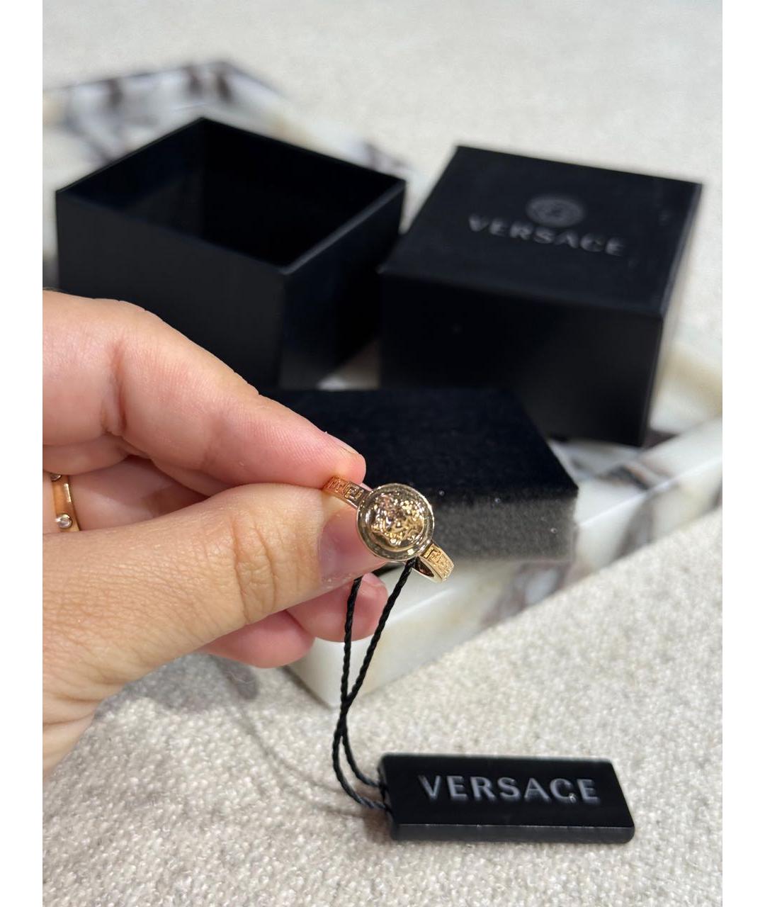 VERSACE Золотое кольцо, фото 3