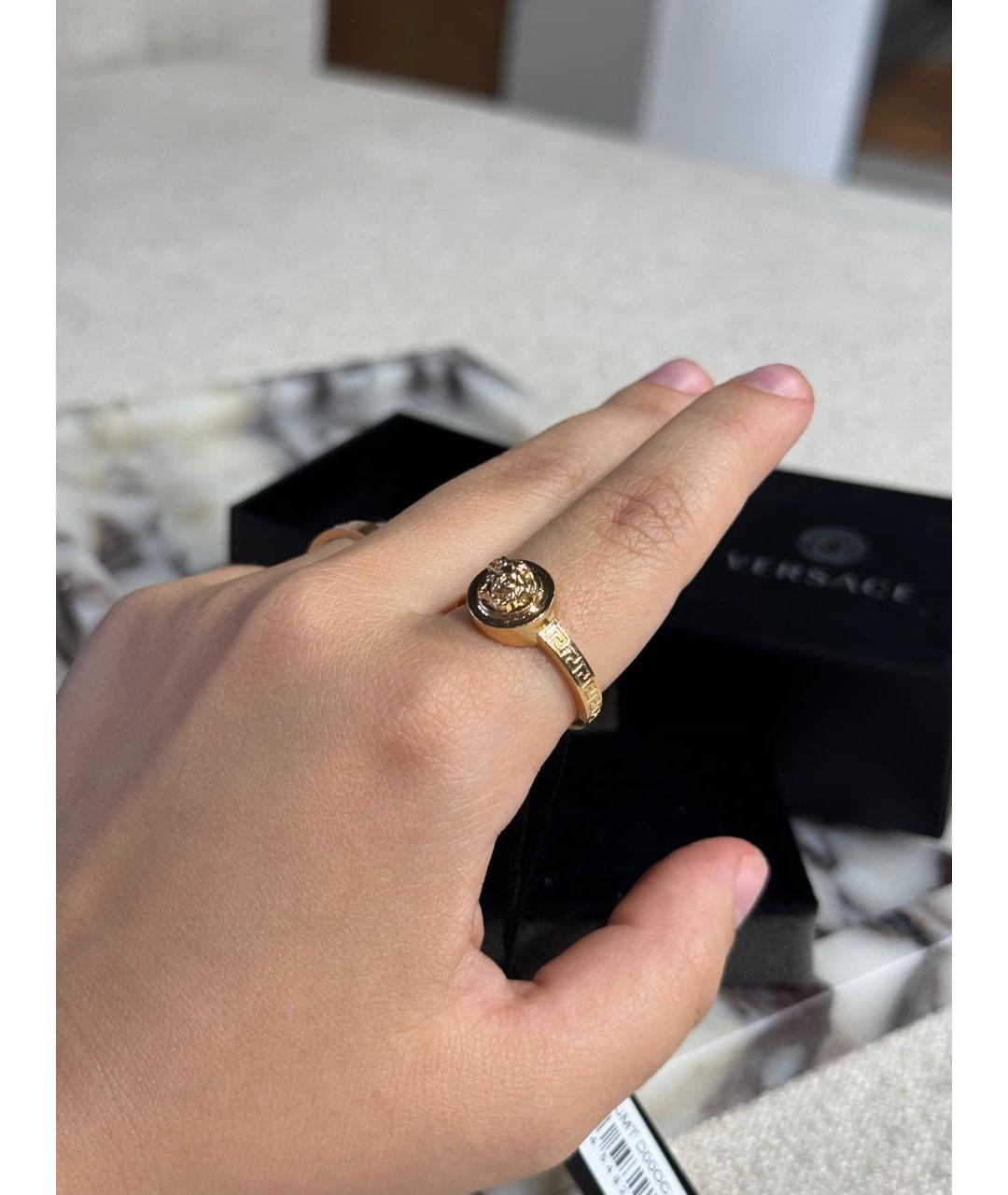VERSACE Золотое кольцо, фото 6