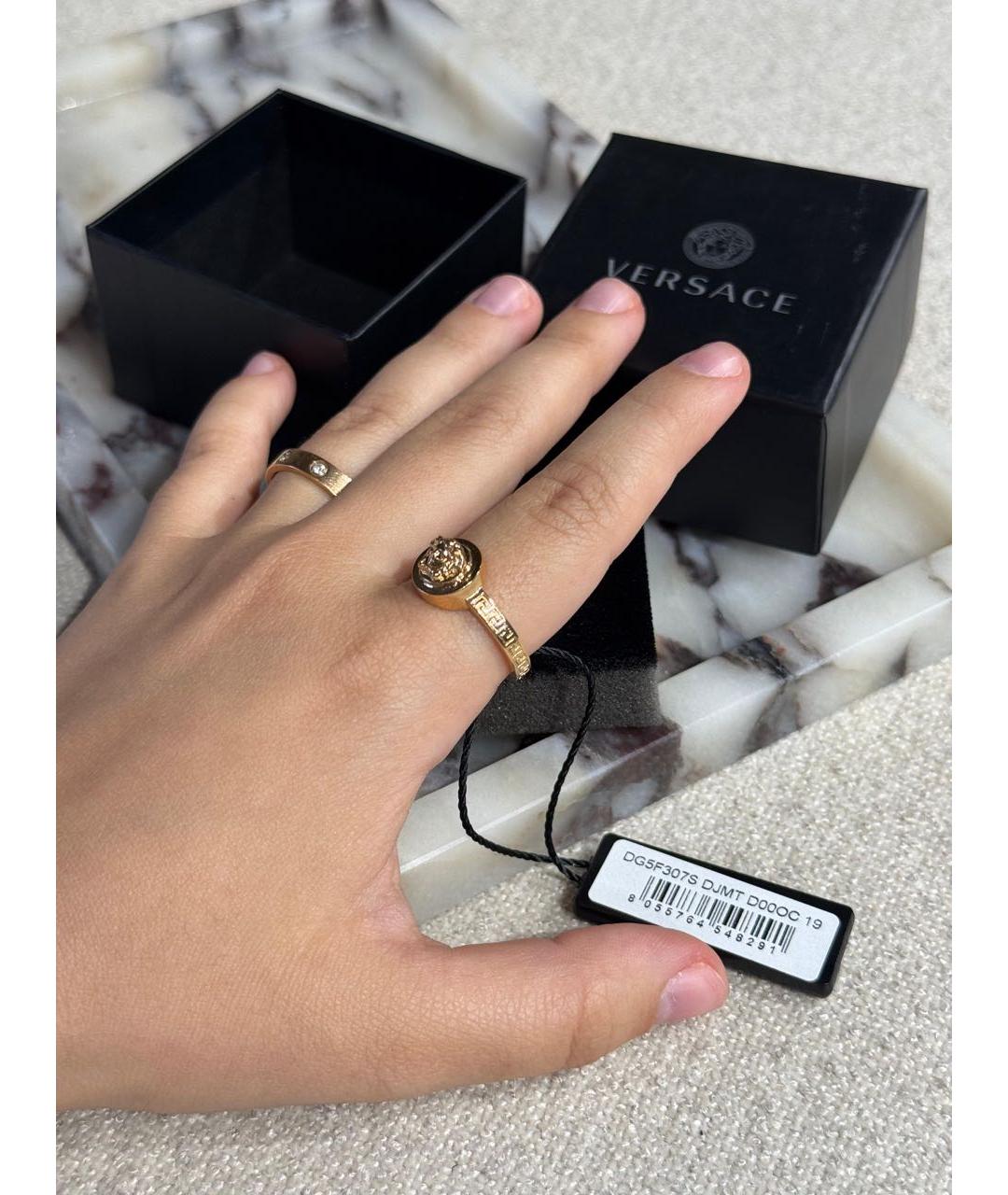 VERSACE Золотое кольцо, фото 5