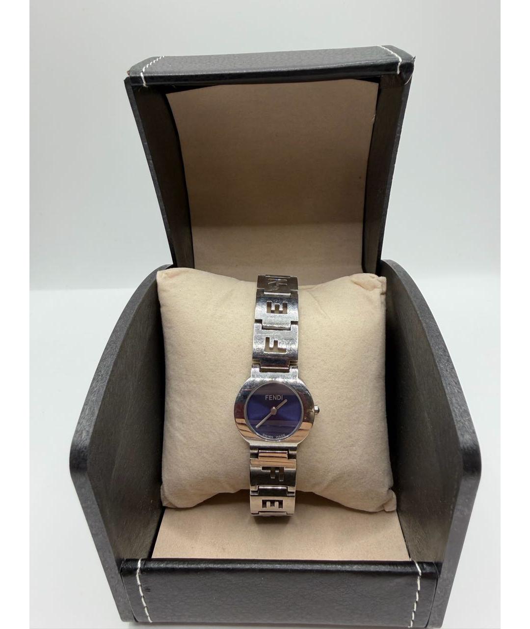 FENDI Серебряные стальные часы, фото 7